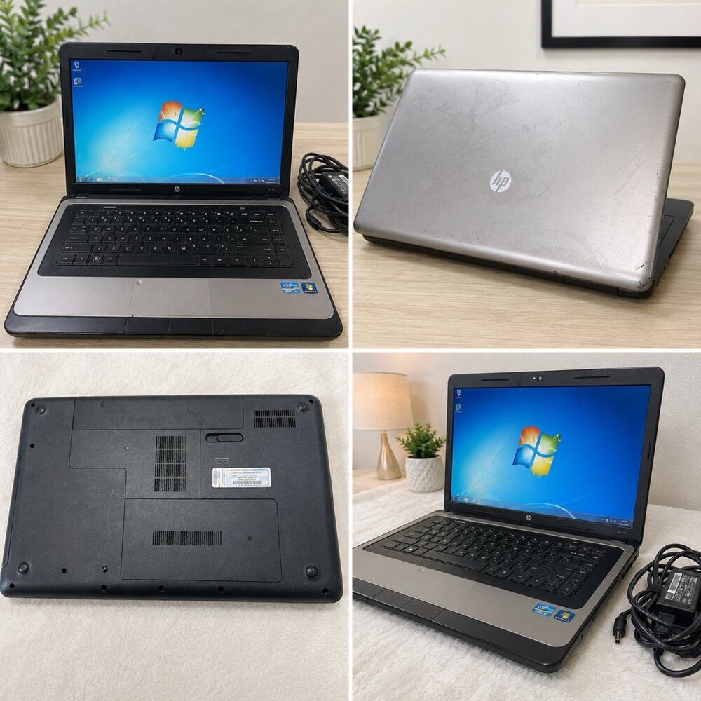 HP G60 Laptop Intel Core i3 Windows 7 15.6” w/ Charger Battery Bad